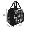 Universal Mster Gang Izolowana torba na lunch wyciekła Mummy Frankenstein Horror Cooler Bag Bag lunch Box Tote Food Bag W0BD#