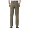 Costumes pour hommes Dayton Olive Stretch Chinos: pantalons de costume pour hommes coton décontracté pantalon masculin longue droite robe de haute qualité 40 42 44