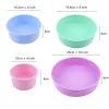Round Silicone Cake Mold 4 6 8 10 Inch Silicone Mould Baking Forms Fondant Silicone Baking Pan For Pastry Cake Wax Pot Bowl