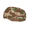 Berets alemão splittertarn camo bandana mulheres homens antiderrapante militar exército camuflagem umidade wicking atlético sweatband para ciclismo