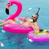 Remisowy pierścionek pływacki Rooxin Flamingo dla dorosłych dzieci pływające basen pływającego zabawki plażowe przyjęcie 240322