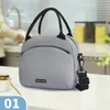 bento Bag Insulated Lunch Box for Women Adult Men Work Office Travel Hiking Tote Bag Portable with Shoulder Strap M9gN#