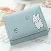 women Short Cute Small Wallets Student Triple Fold Card Holder Girl ID Bag Card Holder Coin Purse Ladies Wallets Carto Bags P7Oh#