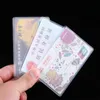 5pc à prova d'água transparente Pvc Card Cover Silice Plastic Cardholder Case Protect Cards Student Cardholder Bit Bank ID Card 87aF #