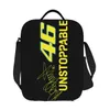 rossi Insulated Lunch Bag for Women Motorcycle Racing Cooler Thermal Bento Box Office Picnic Travel d0wO#