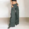 Jeans da donna Retro Straight Donna Vintage Y2k Streetwear Pantaloni larghi elastici Moda Denim Harajuku Long 2024
