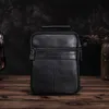 Luxury Natural Leather Male Vintage Travel Shoulder Menger Bag Fi Cross-Body Bag 8 "Pad Tote Mochila Satchel Bag 9807 B40L#