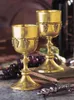 Candle Holders York dolne miasto starożytne europejskie wina z winogron amerykańskich małe złote kubki kubki para wypolerowanych miedzianych okularów