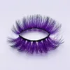 False Eyelashes 2 Pairs Fashion 3D Colorful Faux Mink Lashes Gradient Fluffy Soft Cilias Eyelash Extension Eye Makeup