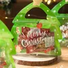 Gift Wrap 10pcs Christmas Bag For Candy Chocolate Cookie Nougat Biscuit Packing Tree Santa Zipper Bags