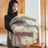 Blankets Waffle Blanket For Beds Summer Air-conditioning Quilt Bedroom Bedspread Home Thin Duvet Sofa Cover Soft Breathable