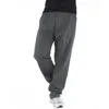 Mens Loose Comfortable Casual Solid Color Trouser Simple Fashion Versatile Draped Long Pants Plus Size Sports Jogger Sweatpants 240422