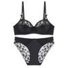 Bras sets sous-vêtements solides sexy français ensemble d'été de la dentelle rouge primordiale pour femmes intime le coton mince anti-soutien-gorge affaissement