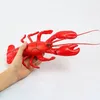 Decoratieve bloemen 1set Fun kunstmatige kreeftmodel Fake Lobsters voor feestdisplay Kid spelen realistische patroonliefhebbers