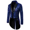 Combinaison de costumes masculins Tuxedo costume de luxe Banquet de conception de nuit élégant pour hommes Blazers de mode brillants