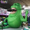 Aantrekkelijk Halloween Green Monster 8mH (26ft) met blazer opblaasbare duivel die de mond gigantische spookballonspeeltjes openen voor skiersportsport