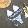 Melphieer Melphieer Bikini 2024 Kobiety w retro nadruku stroju kąpielowego stroju kąpielowego kombinezonu pływackie do kąpieli brazylijski