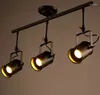 Światła sufitowe przemysłowa lampa punktowa LED Black Light Vintage Retro D9CM H35CM