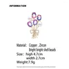 Broschen natürliche Kristallperlen Werbe Ballon Bouquet Brosche einfache Mode High-End Lady Pin Elegantes Kleidermantel Schmuck Geschenke