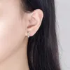 Hoop oorbellen Koreaans drama 39 zoon ye jin hetzelfde oor buckle geometrisch vierkante mode zirkoon gepersonaliseerde sieraden accessoires