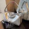 Sacs de soirée Brand Designer Patent Leather Women's Women's Sac Simple Metal Star Crossbody Boston Handbag 2024 Tendance