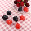 Party Decoratie Lifelike Elegant Bright Color Home Decor Realistische PVC Artificial Raspberry Pography Props Fake Fruit Mulberry Branch Model