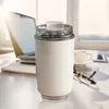 Water Bottles 350ml Walking Thermal Mug Milk White Coffee High-value Office Drop-proof Double Layer Vacuum