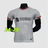 Maillot de Football Salah Darwin Soccer Jerseys 2024 2025 Saison Red Home Cities Away 24 25 Red Third White Black Shirt Third Shirts Men Kids Jersey Redsmohamed