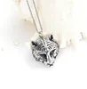 Pendant Necklaces XJ002 Tiger Head Design Pet Cremation Jewelry Memorial Urn Locket For Animal Ashes Keepsake3309742