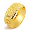 Hoyon Real 100% 24k Gold Color Bangle para mujeres Dragon y Phoenix Bracelet Wedding Wedding Wedding Jewelry Regalos 240416
