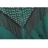 Pantalon à deux pièces pour femmes tricot de survêtement Femmes Femmes Chaîne rivet Tassel Cardigan Pull Long Set Verte Verpe Purple Black Tricoting Costume