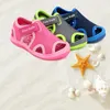 Söt Eagle Summer Elegant Girls Shoes Toddler Kids Sandals Comfort Flats Pedicure Non-Slip Baotou Children Beach Shoes 240415