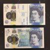 Prop Money Toys UK Pounds GBP British 10 20 50 Commémorative Fake Notes Toy for Kids Christmas Cadeaux ou Video Film194HSH36BK23