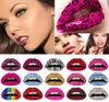 Nouveaux lèvres temporaires tatouage Autocollant Lipstick Art Transferts de nombreux designs Colorful Fancy Dishy Party LIP MakeUp2486138