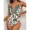 Swimwear pour femmes Nouveaux maillots de bain sexy un morceau de maillot de bain patchworks femmes monokini bodySuit push up se maillot de bain patchwork mail de bain de bains