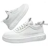 Dance Shoes 2024 Men's Board Elevated Thick Sole Casual Soft Small White For Men Breathable Versatile