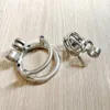 Small Chastity Devices Male Lock Cage BDSM Bondage Gear Cock Cage Stainless Steel Penis For Man Kyskhetsbur Cbt Adult Toys Sex Restraints Customization Metal Toys