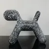 Nordic Modern Balloon Dog State Sculpture Home Decoration Creative Animal Figures Living Soft Craft Gift 240430