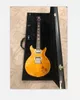 Custom Santana LL Santana jaune Quilt Maple Top Guitar Reed Smith 24 Frets Free Guite électrique fabriquée en Chine