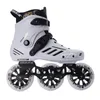 Big Three Wheel Adult Professional Racing Roller Skates Adult Roller Children Skates for Men and Women 240429