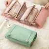 Cosmetic Bags 4-Layer Roll-Up Makeup Bag Large Capacity Travel Storage Foldable Toiletry Organizer