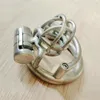 Small Chastity Devices Male Lock Cage BDSM Bondage Gear Cock Cage Stainless Steel Penis For Man Kyskhetsbur Cbt Adult Toys Sex Restraints Customization Metal Toys