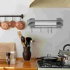 キッチン収納ラックステンレス鋼棚メタルシェルフスパイスウォールポット調味料