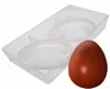 2 wgłębienia Polykarbona easter jaja czekoladowa forma strusia jajka