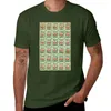 Débardeur pour hommes sh timbres verts T-shirt vêtements d'été vintage sueur coton