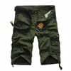 Pantalon masculin Menties Summer Classic Cargo Shorts décontractés Multi-Pocket Work Short