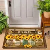 Carpets Sunflower Art Carpet Mat - Suitable For Living Room Floor Mats Bedroom Perfect Home Decoration