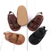 Erste Wanderer Babyschuhe Sommer Sandale coole Stil hochwertiger PU- und TPR-Anti-Schlupf-Sohle Toder Wanderschuh 0-9-18 Monat 2024 Mode