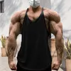 Men's Tank Tops Versatile Fitness Solid Color Sport Vest With Racerback Design For Bodybuilding O-neck Men