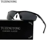 Tuzengyong UV400 Alüminyum Polarize Güneş Gözlüğü Marka Tasarımcısı Oculos Aksesuarlar Erkekler İçin T80036665537